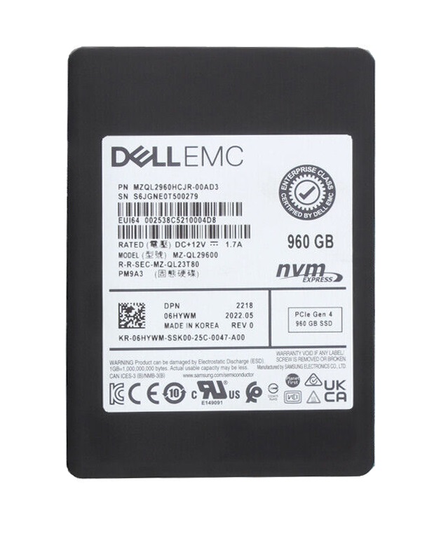 Samsung MZQL2960HCJR-00AD3  