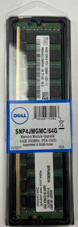 DELL TDSOURCING 64GB DDR4-2666 REGISTERED ECC memory module 1 x 64