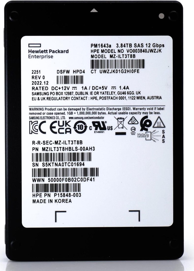 Samsung MZILT3T8HBLS-00AH3  