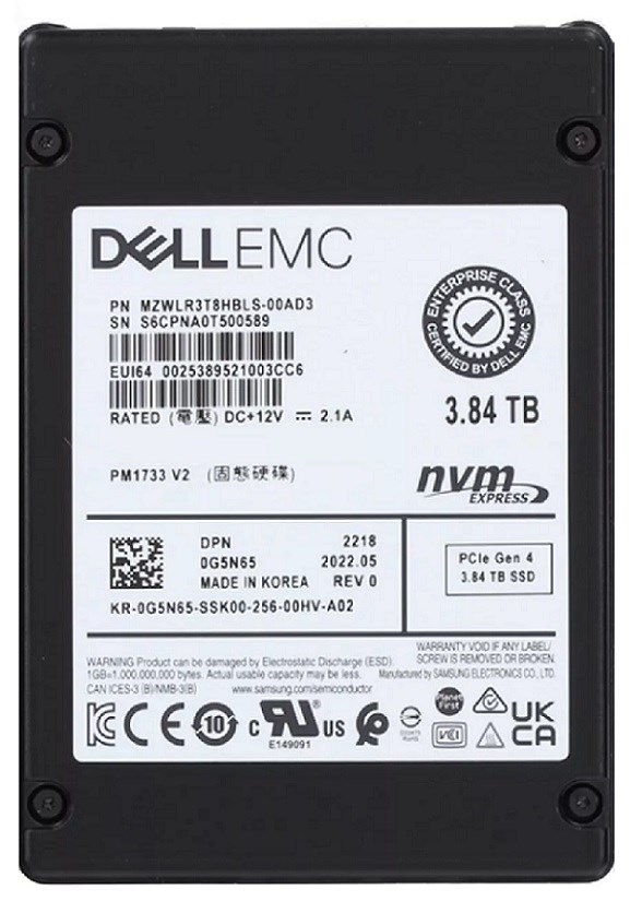 Samsung MZWLR3T8HBLS-00AD3  