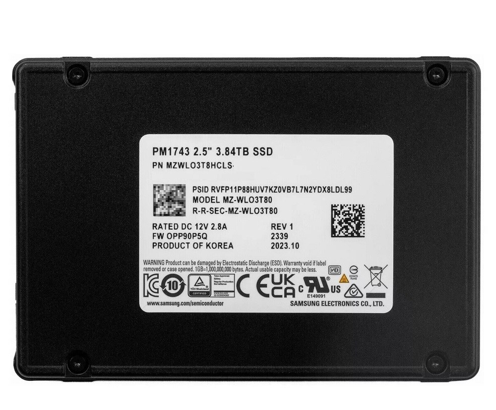 Samsung MZWLO3T8HCLS-00B07  